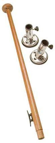 22mm Stainless Steel Angled Flag Pole Socket