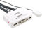 InLine 61613I KVM Switch, 2-fach, DVI-D, USB, mit Audio, integr. Kabel