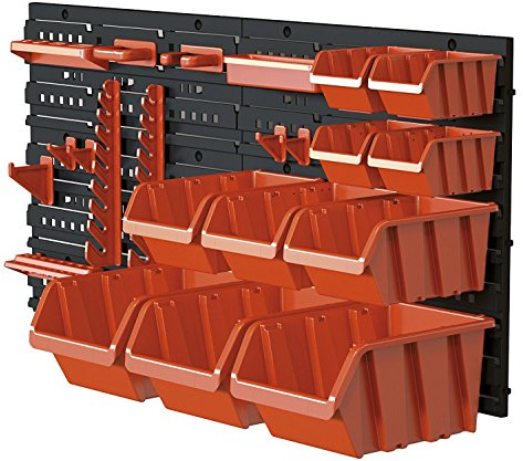 Prosperplast Werkzeugwand Orderline (34-tlg. Regalset, individualisierbare Werkzeugtafel; 80x40x19,5 cm) NTBNP4
