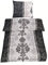optidream Mikrofaser-Bettwäsche 2 x 135 x 200 cm und 2 x 80 x 80 cm mit Reißverschluss, sehr detailliertes Motiv, klassisch und elegant, Farben: Anthrazit/Schwarz,