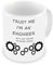 GrassVillage Trust Me I'm an Engineer Lets Just Assume I'm Never Wrong Mug, Xmas Ceramic Mug, Cup, White, Funny, Sarcasm Mug 11oz …