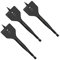 3 x SabreCut SCRIW40_3 40mm x 152mm Impact Rated Flat Wood Spade Bits for Softwood Hardwood Chipboard