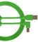 UDG U95004GR Cable USB 2.0 (A-B) - Audio de alta velocidad optimizado USB 2.0 A-macho a B-macho, verde, 1M