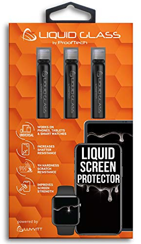 Liquid Glass Screen Protector for Up to 12 Devices | Universal for All Smartphones Tablets Smart Watches Apple Samsung LG iPhone iPad Galaxy S20 Ultra and More