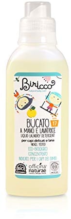Officina Naturae | Detersivo per Neonati per Capi dei Bimbi o Pannolini Lavabili, Lavaggio a Mano o Lavatrice, con Olio Essenziale di Lavanda, 500ml