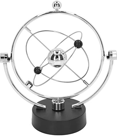 SPYMINNPOO Sfera Oscillante Elettronica a Movimento Perpetuo, Decorazione Dell'ornamento del Desktop del Giocattolo della Fisica Dell'orbita Dell'energia Dell'Oscillazione Magnetica