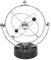 SPYMINNPOO Sfera Oscillante Elettronica a Movimento Perpetuo, Decorazione Dell'ornamento del Desktop del Giocattolo della Fisica Dell'orbita Dell'energia Dell'Oscillazione Magnetica