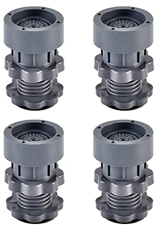 Jinmen Dryer Anti Vibration Pads | Washer Feet Anti Vibration Mats | Adjustable Anti Vibration Pads for Washing Machine, Dryer, Washer Support Feet Stabilizer Mat