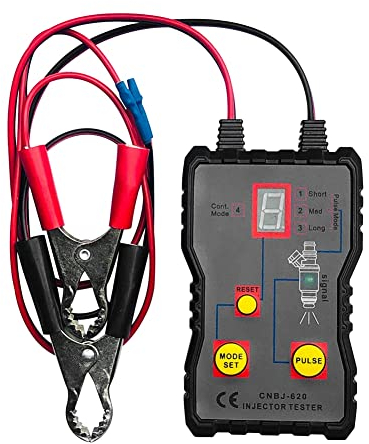 Wisyurt Injecteur RinçAge Nettoyant Professionnel de Voiture Injecteur de Carburant Testeur SystèMe de Carburant Outil D'Analyse 4 Pluse Mode Automobile Outil de Nettoyage
