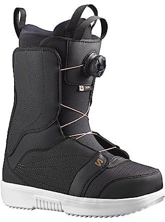 Salomon Damen Snowboardboot Pearl BOA, Größe:40.5, Farben:Black/White/Gold