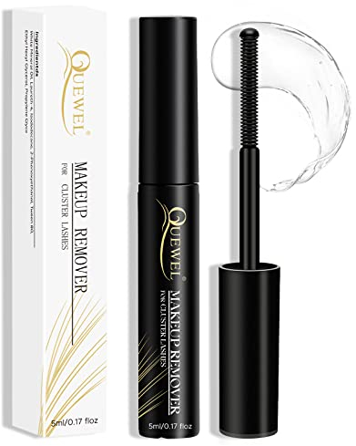 Cluster Wimpern Extension Remover, QUEWEL Professioneller Wimpernkleber Entferner für Empfindliche Haut, Sanftes Entfernen von Lash Cluster Glue Clear 5ml Für den persönlichen Gebrauch zu Hause