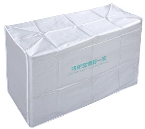 Klimaanlagen Abdeckung, Verdickt, Staubdicht, Regenfest, Sonnenschutz, Klimaanlage für Wetterfeste Klimaanlagen Abdeckung (3P 98x40x75cm)