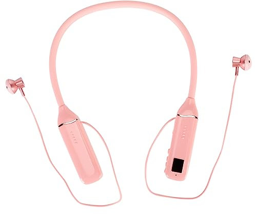 Cosiki Magnetic Earphones Memory Card Playback IPX5 Waterproof Neckband Headphones Long Battery Life for Sports (#4)
