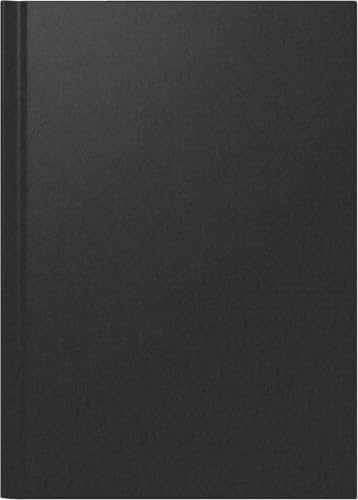 BRUNNEN Buchkalender Modell 798 (2025), 1 Seite = 1 Tag, A5, 432 Seiten, Balacron-Einband, schwarz