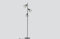Dehobo Industrial Stehlampe Wohnzimmer Stehlampe Vintage Retro Wohnzimmerlampe Moderne LED E27 Fußsteuerung Leselicht Schwarze Einstellbare Stehleselampe für Schlafzimmer Esszimmer Ecke Ohne Glühbirne