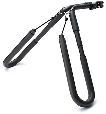 Wlauqueta Fahrradträger für Surfbrett aus Aluminium, schwarz, für Surfbrett Wakeboard Bike Surf Carrier Bike Wakeboard New Side Kiteboard Support to Seatpost