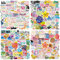Aufkleber 200 Stück Sprüche Sticker, Inspirierende Motivation Sticker Set, Wasserdichte Vinyl Sticker, Sticker für Kindle Laptop Trinkflasche Scrapbook Skateboard Journal Macbook Planer Notebook usw