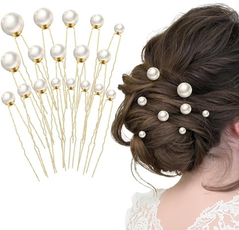 épingle à Cheveux De Marriage Perle,Pince Cheveux Mariage,Perle Cheveux,Pince Cheveux Perle,Bijoux Cheveux Mariage,18 Pièces Accessoire Cheveux Mariage,Pinces à Cheveux,Epingle Cheveux Femme,