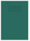 indigo® A4 School Exercise Books Lined and Margin 8mm Ruled Notebook (Dark Green, Pack of 4)