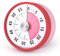 TNOMSNO Minuteur Visuel, 60 Minutes Compte à Rebours Enfant Mécanique Visual Timer Minuterie de Cuisine avec Support Pliable Visuel Magnétique Minuteur pour Cuisine École Bureau (Rose)