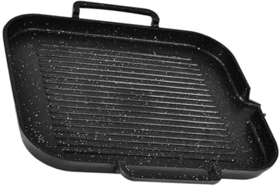 CRILSTYLEO 1pieza Sartén De Barbacoa Eléctrica Sin Humo Plato De Grill Para Cocina De Inducción Parrilla Multifuncional Para y Verduras Casa Negro