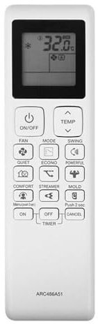 XINFUTE ARC486A51 - Mando a distancia para aire acondicionado Daikin FTKF35XVMV RKF35XVMV