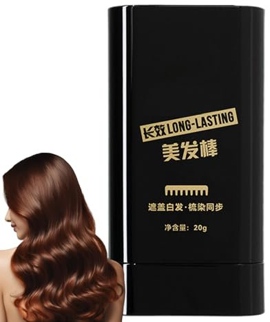 Peine de tinte temporal para el cabello, cepillo temporal para teñir la línea del cabello, peine portátil para teñir el cabello temporal con peine, crema de seguridad portátil para teñir