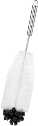 Sharplace 31cm Bottle Cleaning Brush Anti Scratch Accessory Multipurpose for Shakers, Storage Jars Flexible Nylon Bristles, Sponge