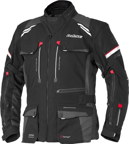 Büse Highland III wasserdichte Motorrad Textiljacke, schwarz, 106 | Wasserdicht