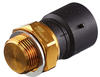 HELLA 6ZT 007 807-021 Temperaturschalter, Kühlerlüfter - 12V - 2-polig - Flachstecker - Steckergehäuseform: rund - geschraubt - Schließer