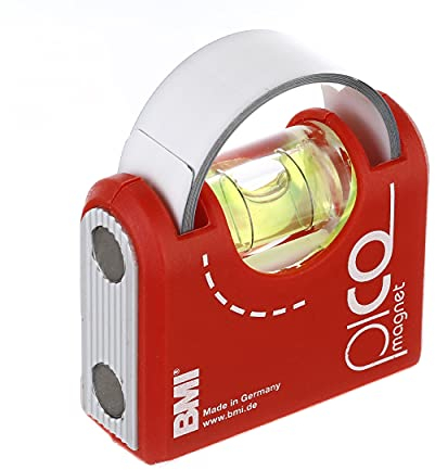 BMI 42610041010M Spirit Level Pico with Tape Measure/Magnet 1000x19mm, Multicoloured