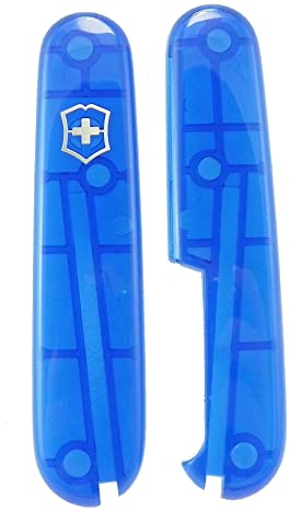 Victorinox Translucent Blue Scales for 91mm Swiss Army Knife Victorinox Handles