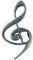 Treble/Bass Clef Bottle Opener