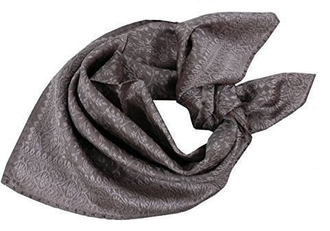 Trachtenhalstuch Trachtentuch Halstuch Trachten Damen Herren Nickituch zum Oktoberfest Bayern Seide Tuch Seidentuch Braun Beige