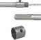 FRESA A TAZZA CAROTATRICE (VARI DIAMETRI DISPONIBILI) PER TRAPANO + ASTA CON ATTACCO SDS MAX 500 MM (120 mm)