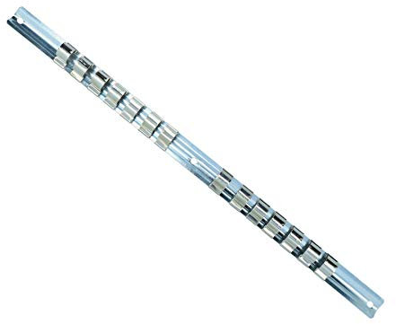 AB Tools 1/2 Drive Socket Rail Storage Holder Organiser Clips for 14 Sockets 1 Rail