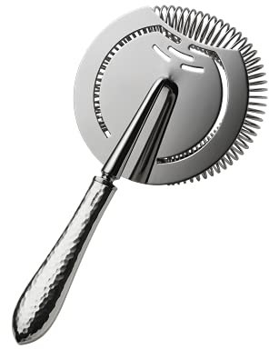 Robbe & Berking Colección de Bar Martelé Colador gusanillo (Chapado Macizo en Plata con 150 g)