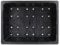 Elixir Gardens Black Half Size Heavy Duty Seed Trays with Holes | Propagator Seedling Germination | Various Quantities 2-500 | x100