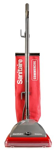 Sanitaire TRADITION Upright Commercial Bagged Vacuum, SC684G Red