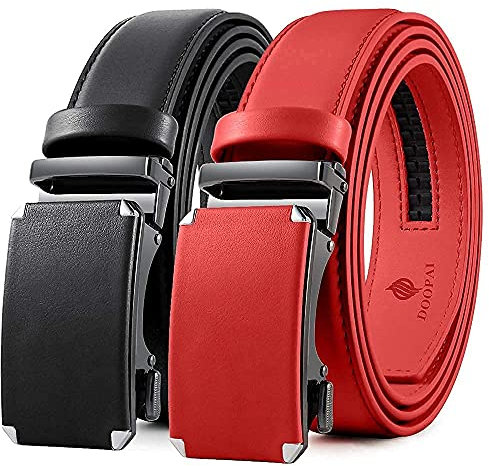DOOPAI Herren Gürtel Ratsche Automatik Gürtel für Männer 2 Stücke 125mm