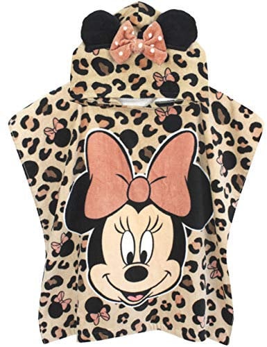 Disney Handtuchponcho Minnie Mouse Girl | Kinder Kapuze Robe Geschenk