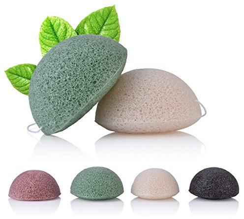 Esponja Facial Natural Konjac, Esponjas Faciales Konjac Para Una Limpieza Y Exfoliación Suave De La Cara, Esponja De Limpieza Facial Herramientas Exfoliantes