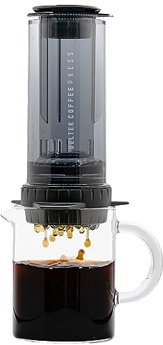 Delter Kaffeepresse Smoked Grey Edition mit Metallfilter inklusive