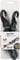 Nite-ize KBB9-01-R3 Large KnotBone, Bungee Cord with Carabiner Clip Ends + Adjustable Length 10-48, Size #9, Black