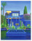 Garten von Majorelle, Marrakesch Poster von Larry Smart 70 x 90 cm Blau Wandbilder Wanddeko