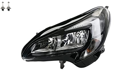 Johns, Scheinwerfer Halogen Front passend für Opel Corsa E 09/2014 - Links Leuchtmittel