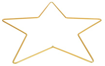 SEWACC Sternform Traumfänger Ringe 30Cm Metallsterne Rahmen Sternkranz Rahmen Aufhängbare Wanddekoration Weihnachtsbaumspitze für Zuhause Weihnachtsfeier Lieferungen