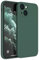 Mixroom - Cover Custodia Case per iPhone 14 Plus Protezione Copre Fotocamera in Silicone TPU Opaco con Bordi Piatti Colore Verde Foglia