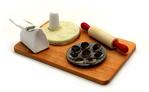 Puppenhaus Miniatur Plätzchen Back Set Küchenzubehör Torte Törtchen Muffin