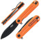 Ganzo Firebird FH922PT-OR Coltello Pieghevole Tascabile Nero D2 Lama in Acciaio Manico G10 con Clip per Attività Ricreative All'aperto Caccia Pesca Coltello da Campeggio - Arancione